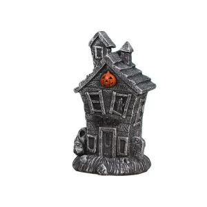 Vintage Halloween Pumpkin Ghost Resin House Decoration