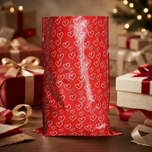 Vivid Color Packaging Bags with Custom Plate Making and Inner Liner Matching for Bulk Holiday Gift Batch Packing