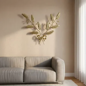 Wall Decor Metal Manufacturer Home Accent 66.04*3.18*55.25CM Modern Wall Decoration for Entryway