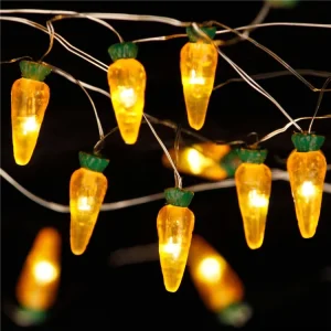 Waterproof Battery Operated LED Copper Wire Christmas Lights Easter Fairy Light for Home Decor