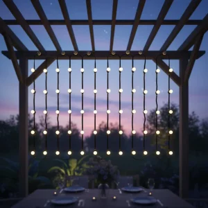 Waterproof Christmas Festoon Lighting 100m E27 Belt Lights 220V Indoor Outdoor IP65 Dimmable Garland