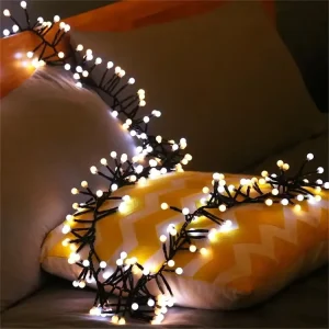 Waterproof IP65 Festoon Festival Holiday Lighting PVC Christmas Decorations Valentine Firecracke Solar LED String Light