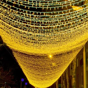 Waterproof Led String Lights for Outdoor Christmas Tree and Garland Decor