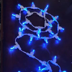 Waterproof Outdoor Use 10m LED String Light Belt Festoon Lights with Bulbs IP44 Holiday Wedding Party Decoration