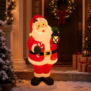 Waterproof PP Christmas & New Year Chinese New Year Yard Santa Figure for Holiday Porch Display