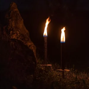 Wax Torch Non Toxic Waterproof Pillar Shape 3*45cm/60cm Sizes Outdoor Garden Party Christmas Easter New Year Thanksgiving Family