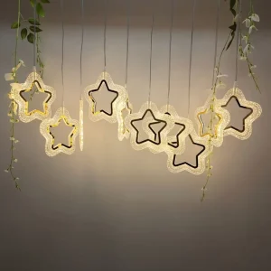 Wedding Chandelier Acrylic 5/10 Heads Five-pointed Star Hanging Decorative Light Wedding Party