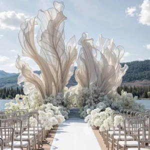 Wedding Decor Backdrop Handmade Flower Artificial Party Event Decoration