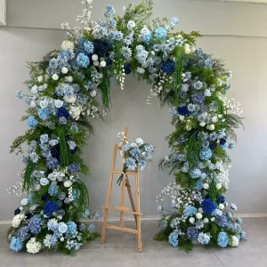 Wedding Decoration Backdrop Centerpieces Silk Rose Artificial Flower Arch for Wedding Event Party Decoration