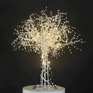 Wedding Decoration Supplies Modern Wedding Props Stage Decoration New Design Wedding Table Centerpieces LED Light Decorations Crystal T