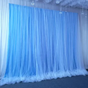 Wedding Decorations 4*6M Wedding Background Cloth Customized