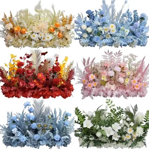 Wedding Decorations Artificial Flowers Ceiling and Floor Arrangements for Aisle and Runway