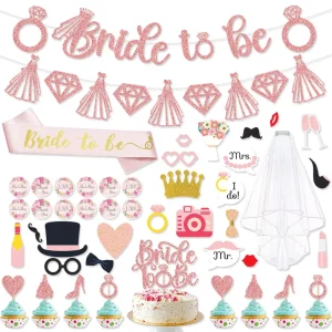 Wedding Decorations Bride to Be Bachelorette Party Supplies Team Bride Paper Photo Props Props Hen Party Bridal Shower Gifts