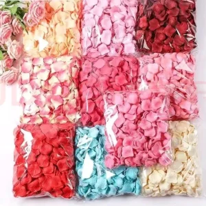 Wedding Decorations Valentine’s Day Decorations Romantic Ambience Decorate Diy Gift Scatter Flowers Artificial Rose Petal