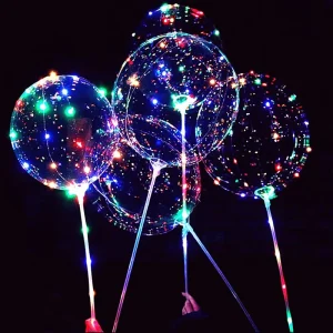 Wedding Festival Party Decoration Set Light Up Bobo PVC Balloon Custom Logo Inflator for Mother’s Day Halloween Custom Gift Toy