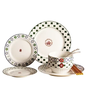 Wedding Gift New Couple’s Best Friend Ceramic Tableware Bowl Chopsticks Set Creative High End Practical Happy Cup Hand Gift New