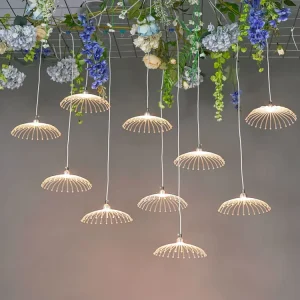 Wedding Hall Decorations Chandelier Hanging Led Lights Wedding Decor