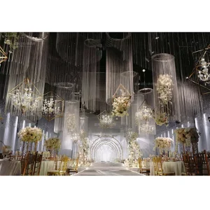 Wedding Hall Hanging Decorations Ceiling Curtains Party Supplies