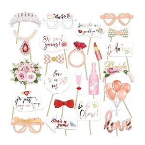 Wedding Party Decorative Bride Shower Accessories Wedding Photo Pavilion Props Brides and Guests