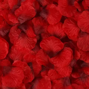 Wedding Party Event Gift Decorative Silk Red Blush Pink Bulk Artificial Silk Rose Flower Petal