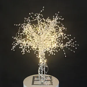 Wedding Props Stage Decoration New Design Wedding Table Centerpieces Led Light Decorations Crystal Tree