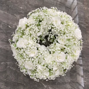 Wedding Table Flower Decoration Wreath for Wedding Decoration
