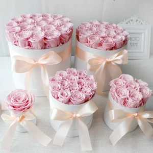 Wedding Valentine’s Day Graduation New Year Mother’s Day Gifts Luxury Handmade Eternal Forever Roses Preserved Flower Long