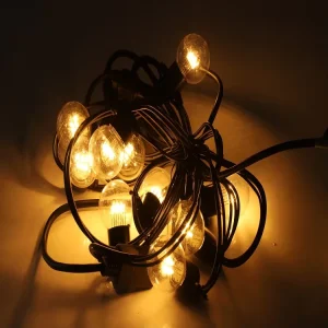 Wendadeco Christmas Decorations Festoon Lights IP44 G45 LED String Light Outdoor LED Festive Lights
