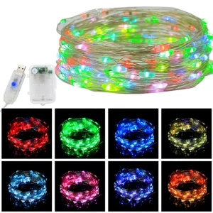 Wireless Control Outdoor Christmas LED String Lights IP44 Waterproof 10M Length Holiday Decorative Lighting for Celebrations