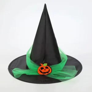 Witch Wizard Costume Cosplay Hat with Ribbon Corset Lace up for Parties Beach Casual Use