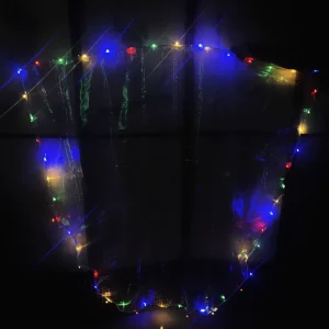 Women Dance Worship LED Wings Flags Praise Dance Metallic LED Banners for Festival Club Stage Art Show