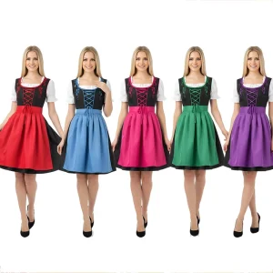 Women German Festival Oktoberfest Dirndl Dress Costume TRAD-006
