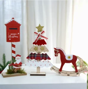 Wooden Christmas Desktop Ornaments
