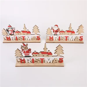 Wooden Christmas Tree Decorations