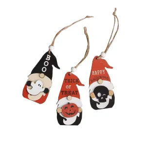 Wooden Halloween Pumpkin Skull Ghost Decorations 3 in 1 Sets Hotel House Party Decorations