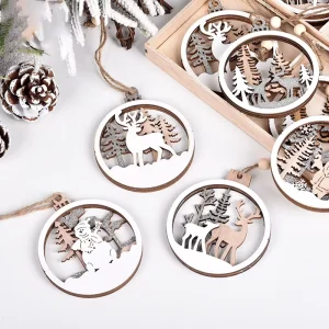 Wooden Reindeer Wall Ornament