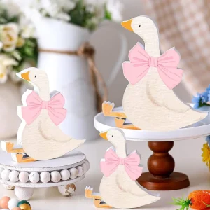 Wooden Silly Goose Festival Party Fun Table Centerpiece Decoration Gift