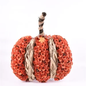 Wooden Slices Flowers Crafts Home Centerpiece Decorative Thanksgiving Pumpkins