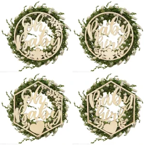 Wooden Wedding Decorations Sign and Birthday Party Garland Eco-Friendly Model for Festive Decorations