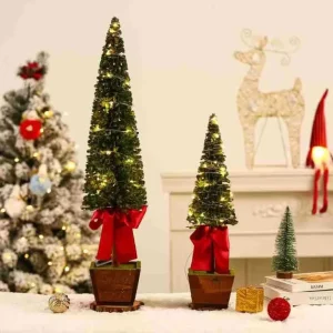 Wrought Iron Christmas Tree Tabletop and Floor Decorations for Malls Interiors and Hotels