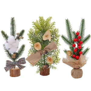 Xmas Decor Christmas Decoration Supplies Window Table Decoration Mini Christmas Tree Ornament