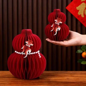 Y956 Christmas and New Year Decorations Year of the Horse New Style Spring Festival Gourd Festive Desktop Decorations