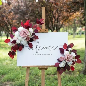 YB68 Artificial Wedding Arch Flowers for Ceremony and Reception Backdrop Decoration Great for Graduation