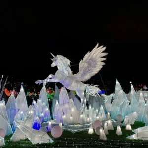 Yunyi Spectacular IP65 Waterproof LED 3D Holiday Lights Extra Large Outdoor Parks Plazas Christmas Ramadan Graduation Festivals