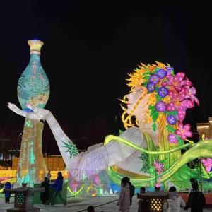 Zigong Professional Silk Lantern Factory Decorative Chinese Festival Animal Lanterns for Halloween
