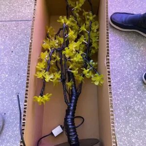 event Festive outdoor decoration autumn leaf artificial maple light tree