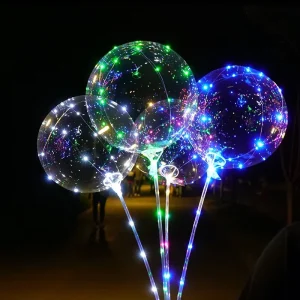 glo LED Bobo Balloons Light Up Party Decoration Toys Glowing Balloons For Festive Party Decorations Or Gifts
