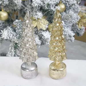 新设计旋转圣诞树桌面装饰圣诞装饰灯
