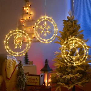 LED Wedding Holiday Event Party Festival Outdoor Window Dressing Christmas Hang Lights Decorative Lamp