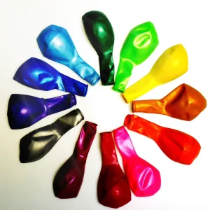 #party Decoration# 50 Pcs 12 inches 2.8g Party Decoration Metallic Balloons